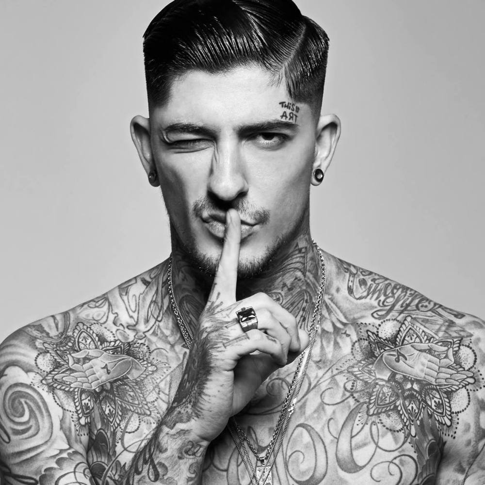DANIEL BAMDAD TATTOOED – MALE MODEL